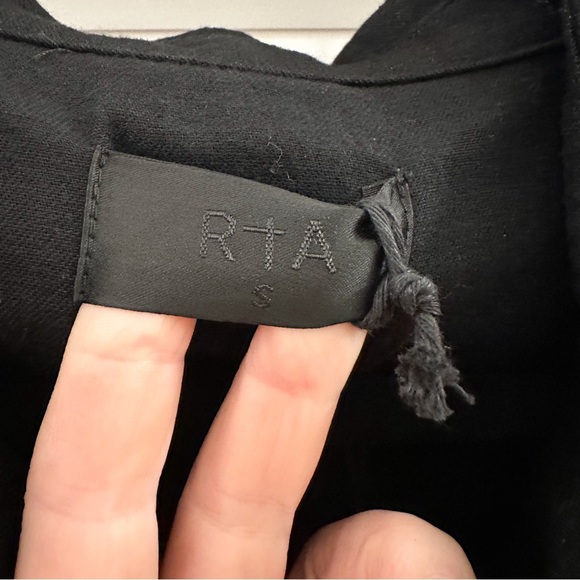 NWT RTA Road To Awe Ashley Western Shirt Pearl Snap Collared Black sz Small - Picture 6 of 8